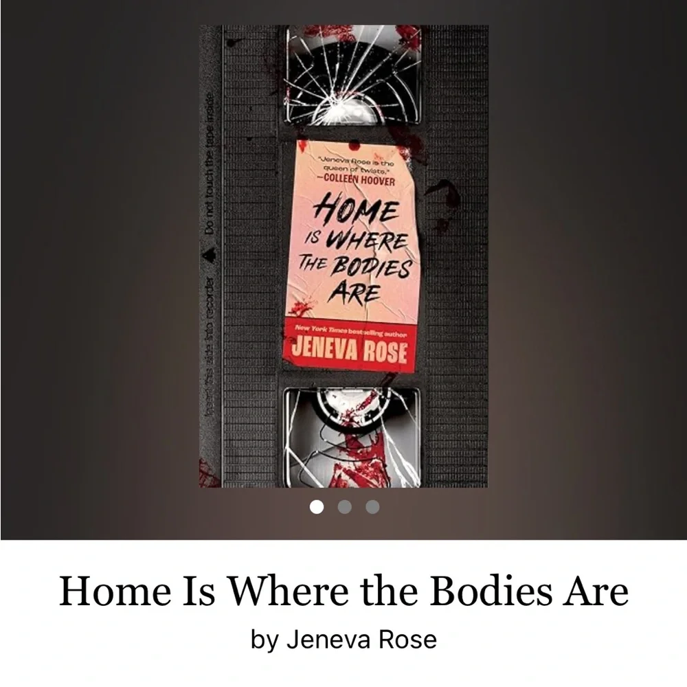 Home Is Where The Bodies Are by Jeneva Rose Hardcover Book